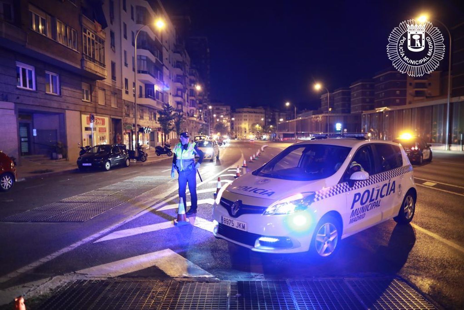 Imagen de un policía municipal de Madrid