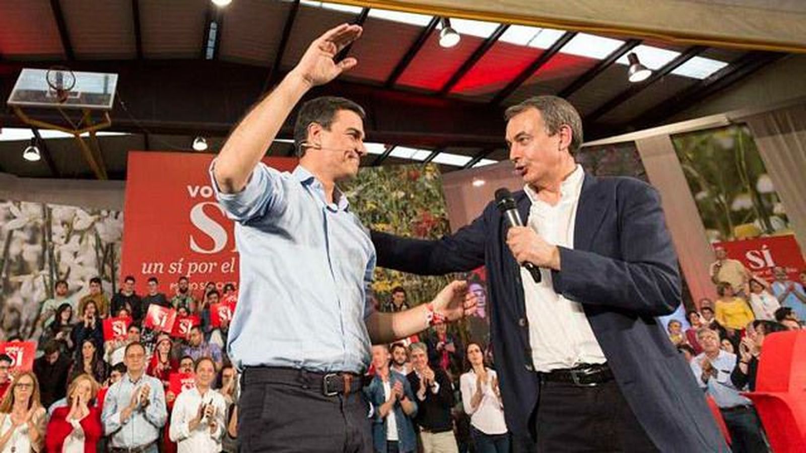 Sánchez elogia el legado de González y Zapatero: "Son los mejores y del PSOE"