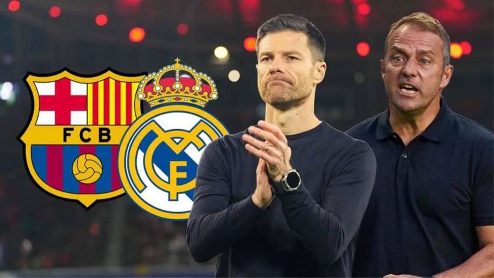 Xabi Alonso y Hansi Flick