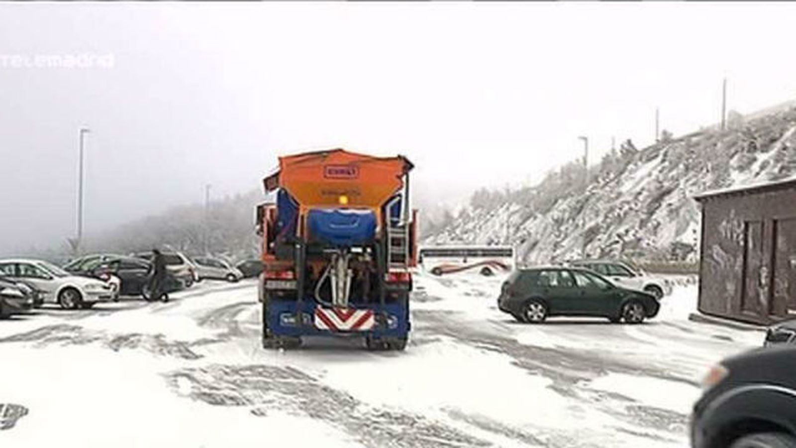 Nieve en la sierra