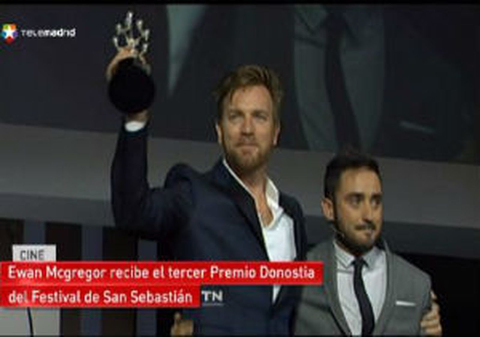 Ewan McGregor recibe el tercer Premio Donostia del Festival de San Sebastián