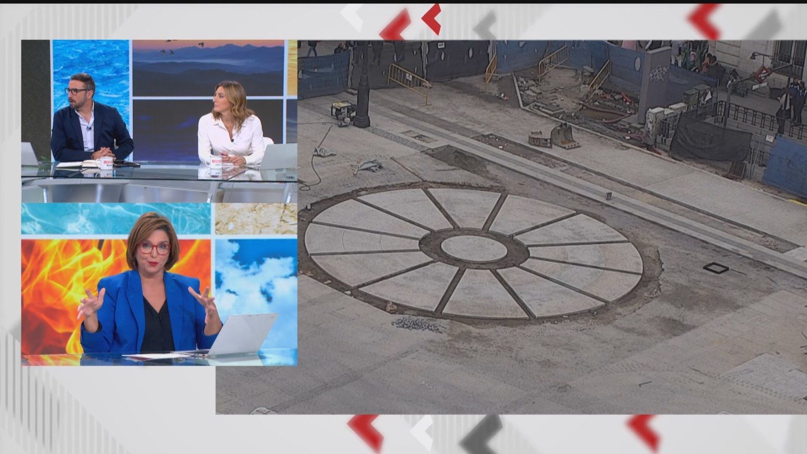 ¿Qué están construyendo en la Puerta del Sol junto al kilómetro cero?