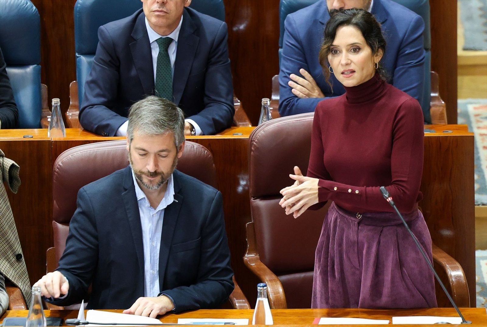 Ayuso asegura que Sánchez es "un inquiokupa" que "no tiene presupuestos ni palabra"