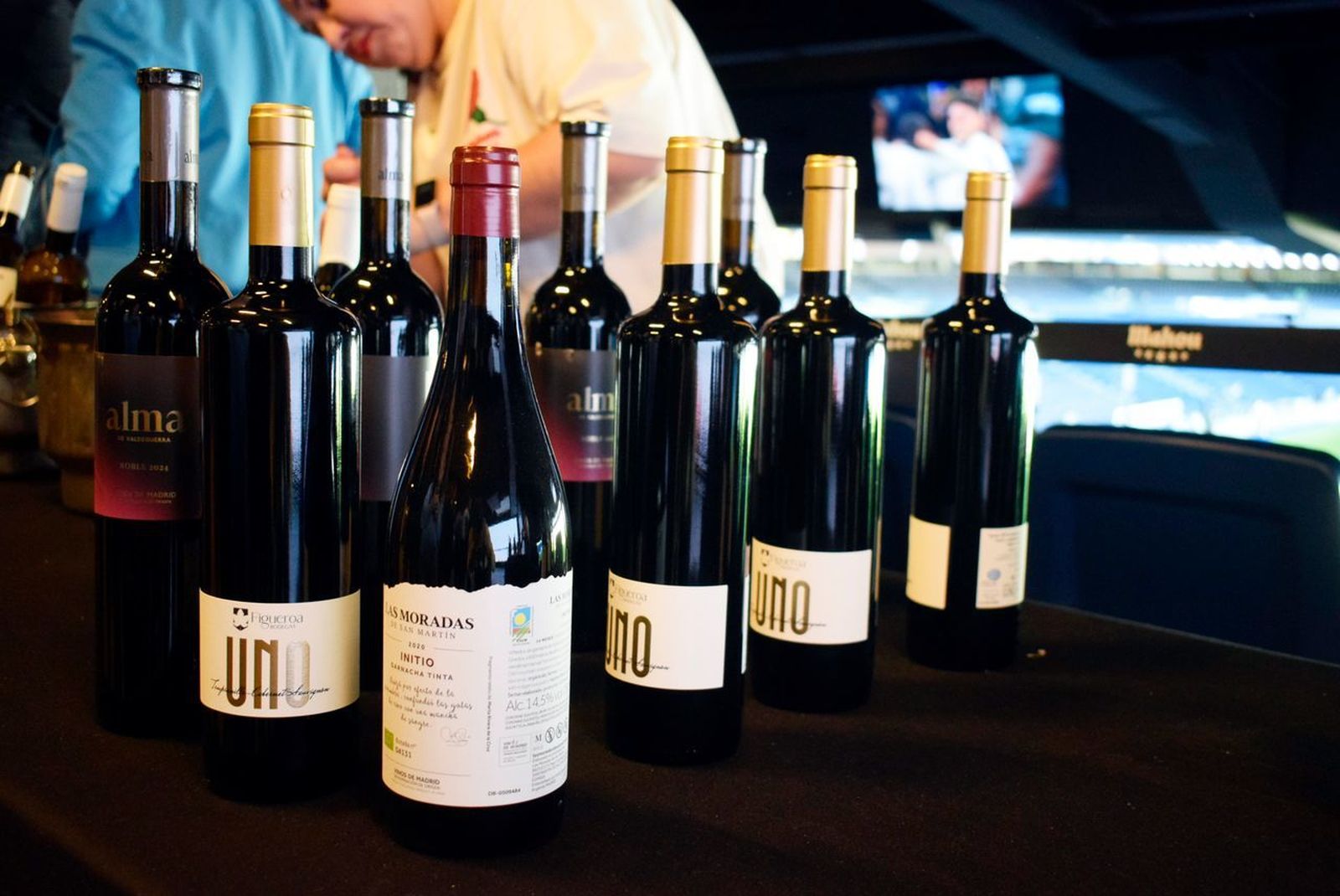 Algunos de los vinos premiados en el concurso Viña de Madrid 2026