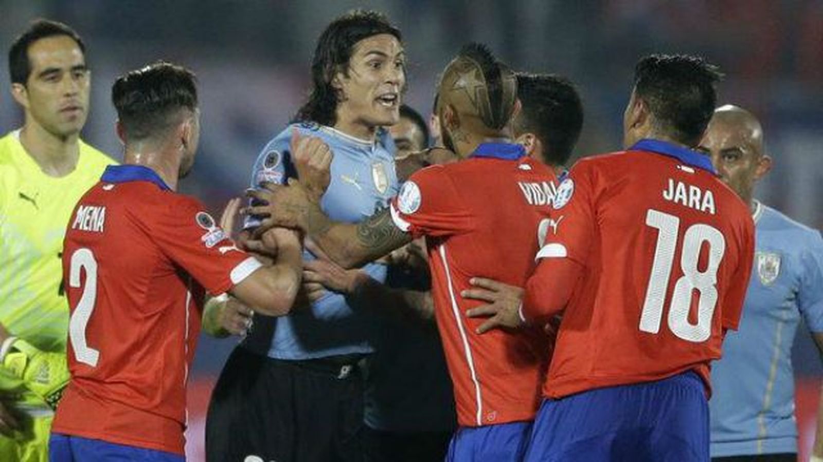 1-0. Chile elimina a Uruguay y espera en semifinales a Perú o Bolivia