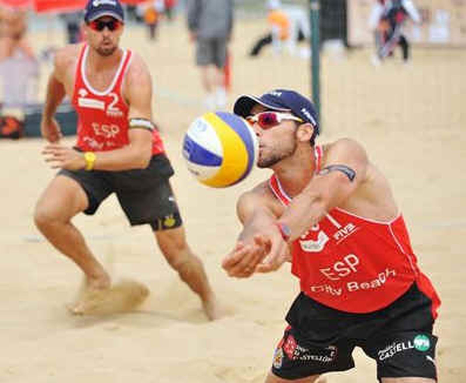 Pablo Herrera y Adrián Gavira, , a un paso de las semifinales del World Tour de voley playa