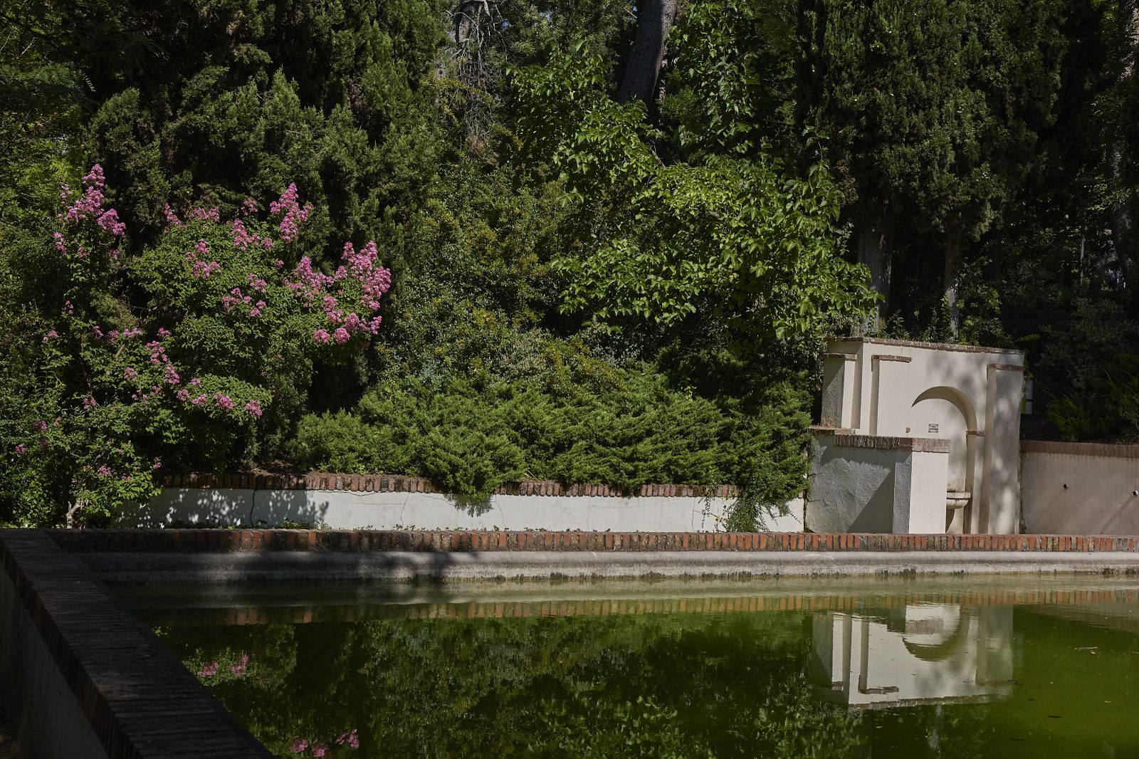 Estanque en el parque Quinta de los Molinos