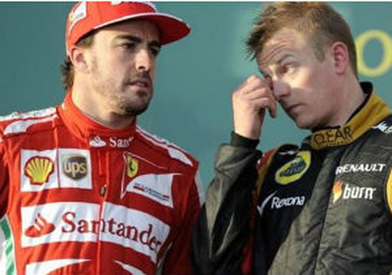 Fernando Alonso y Raikkonen