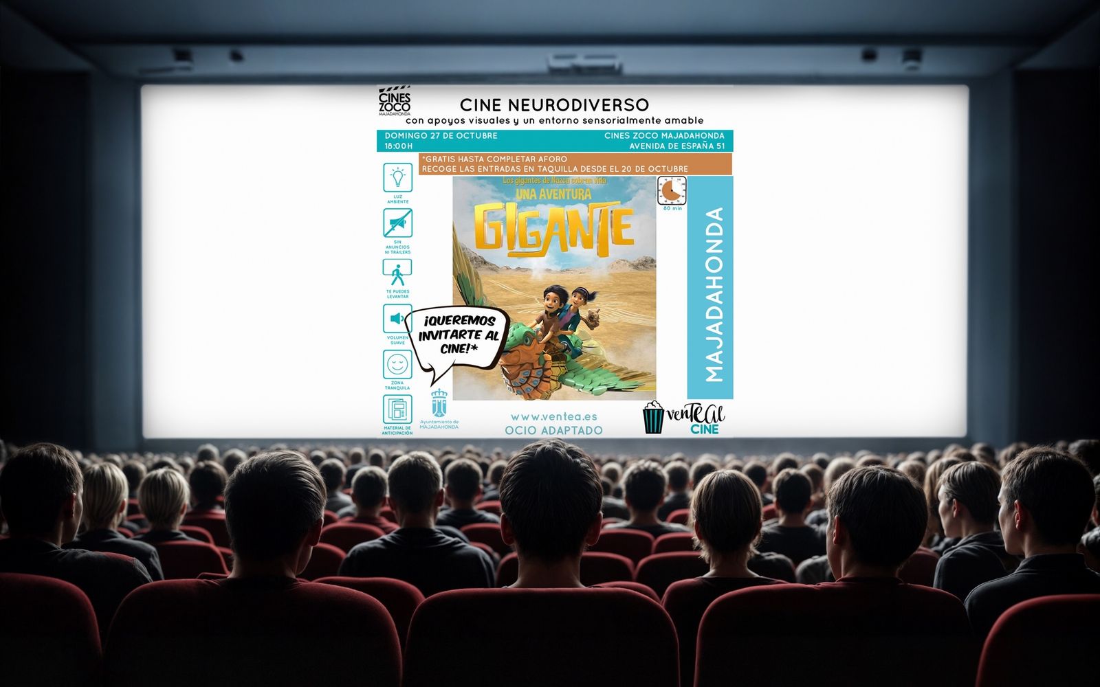 Cine neurodiverso en Majadahonda