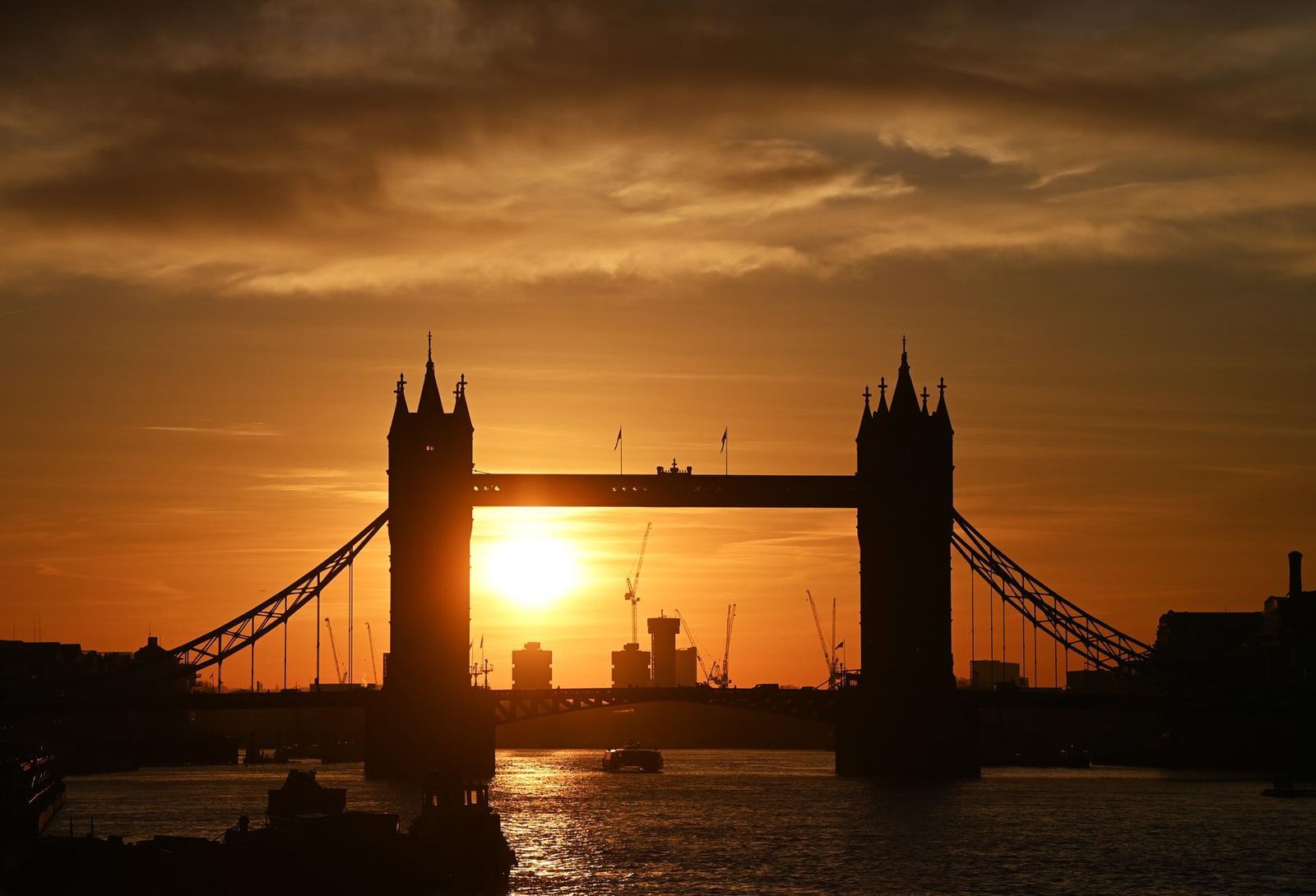 Vista de Londres desde el Támesis