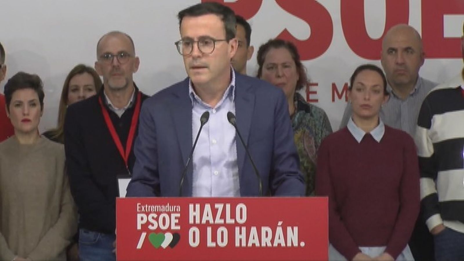 Miguel Ángel Gallardo, candidato del PSOE en Extremadura