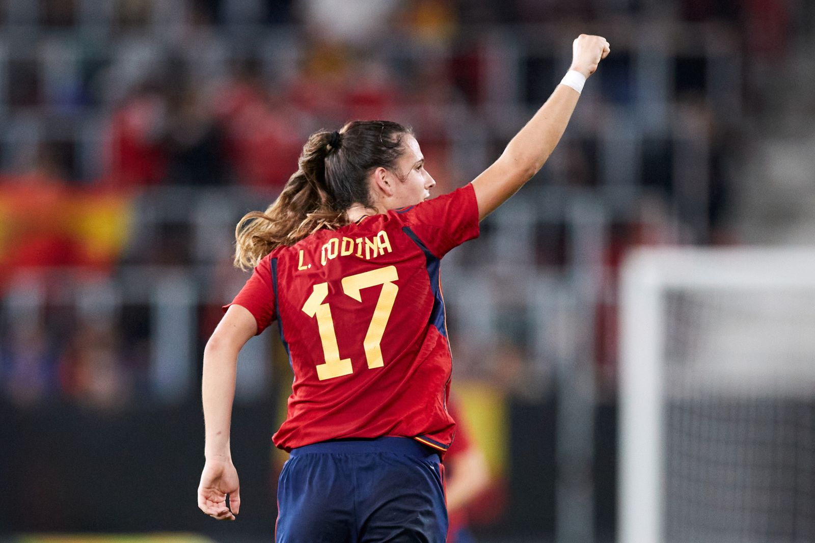 Laia Codina, jugadora de la selección femenina de fútbol