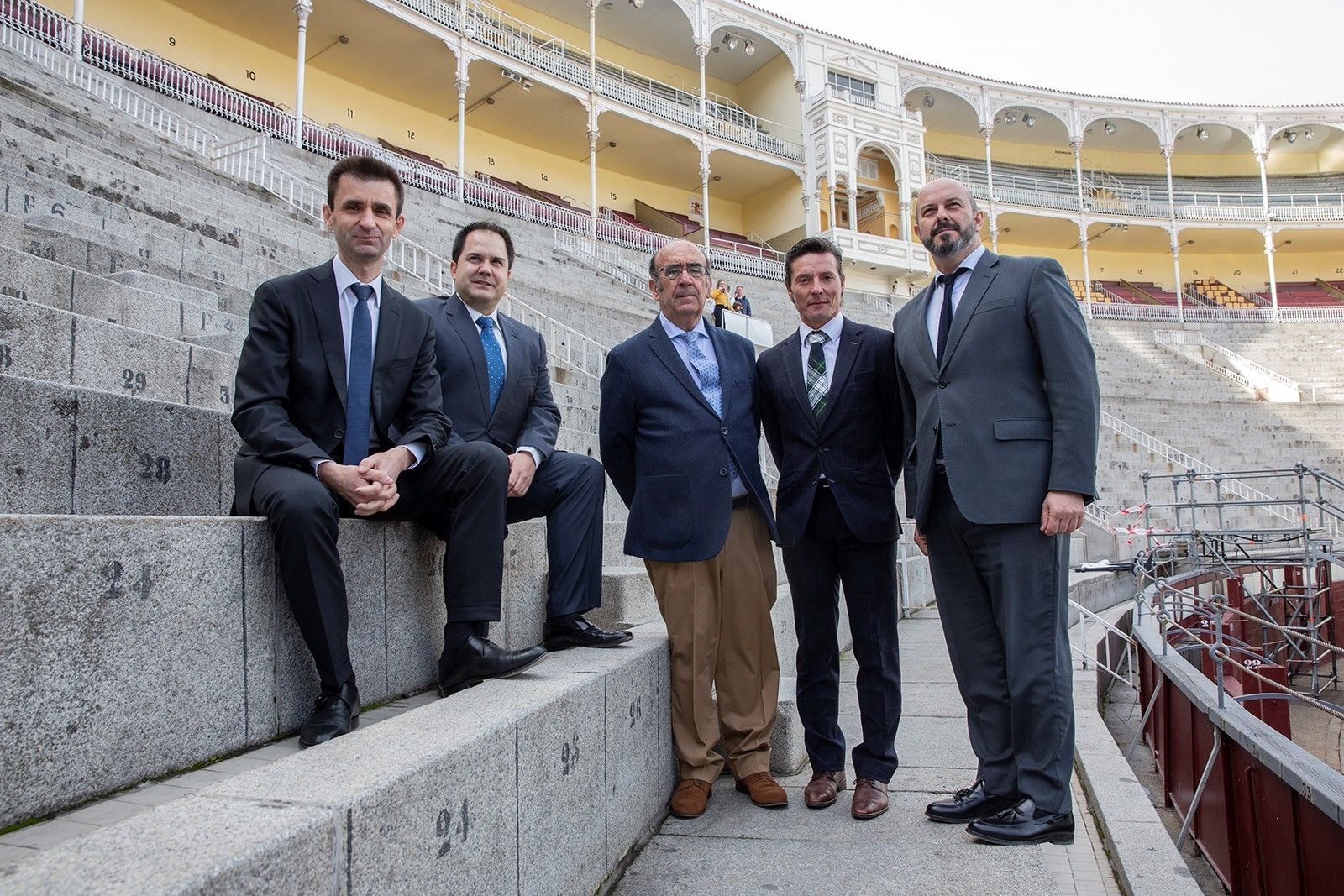 José Pablo López, Sixto Naranjo, Adolfo Martín, Diego Urdiales y Pedro Rollán.