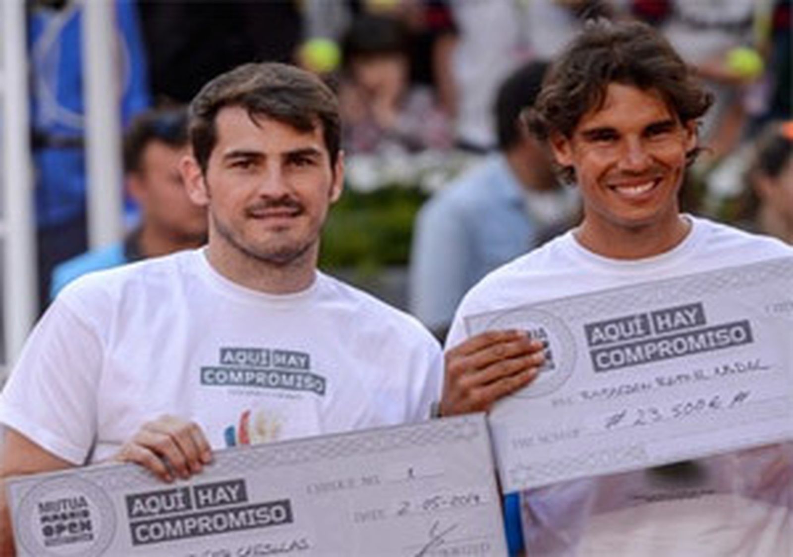 Nadal y Casillas celebran el 'Charity  Day'