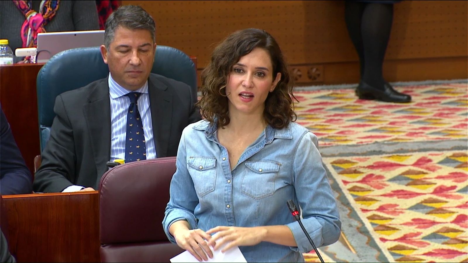 Ayuso habla sobre la huelga de médicos