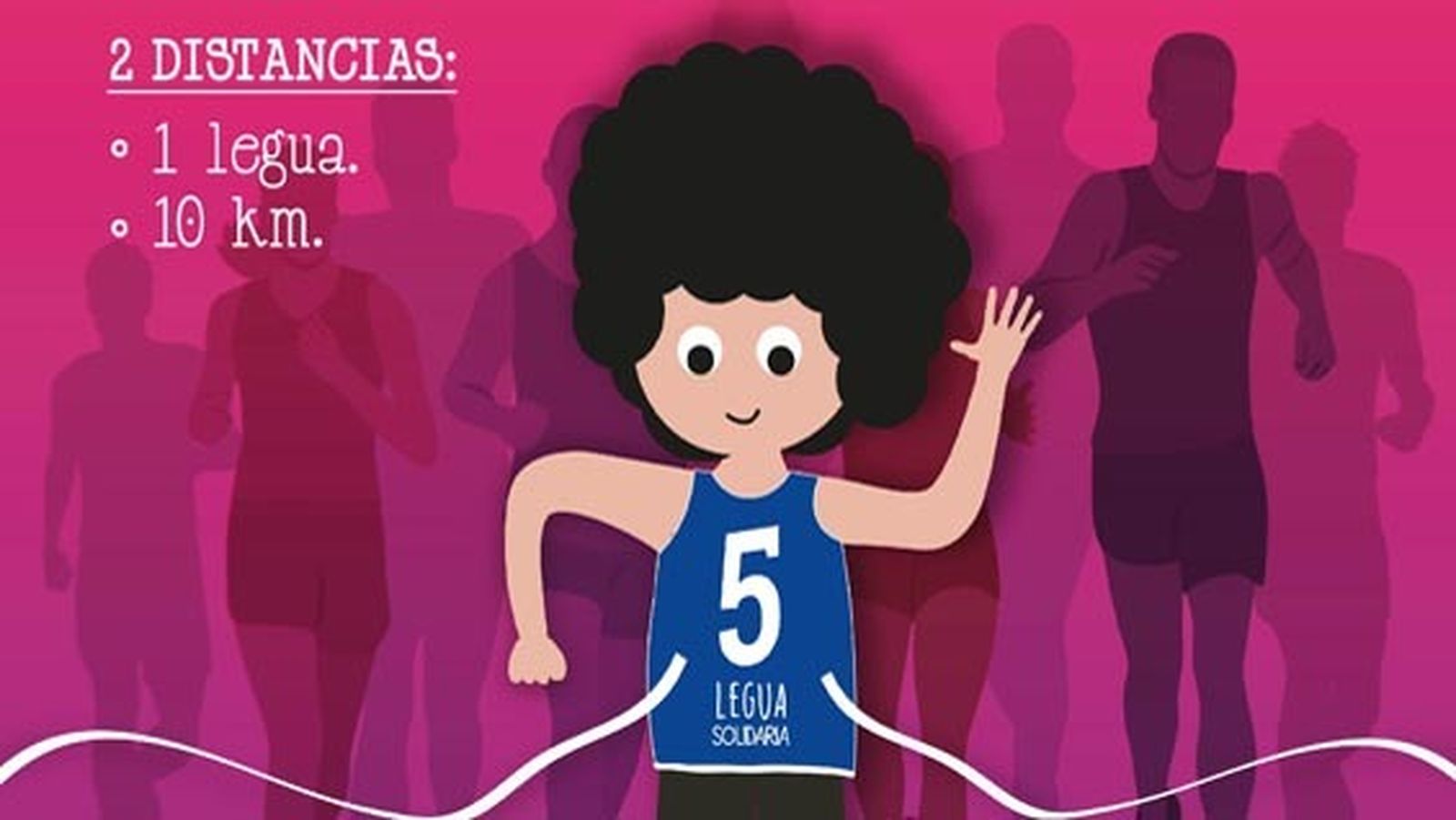 Una carrera festiva que se celebra desde hace cinco años para recaudar fondos y enviar material humanitario a los campamentos d