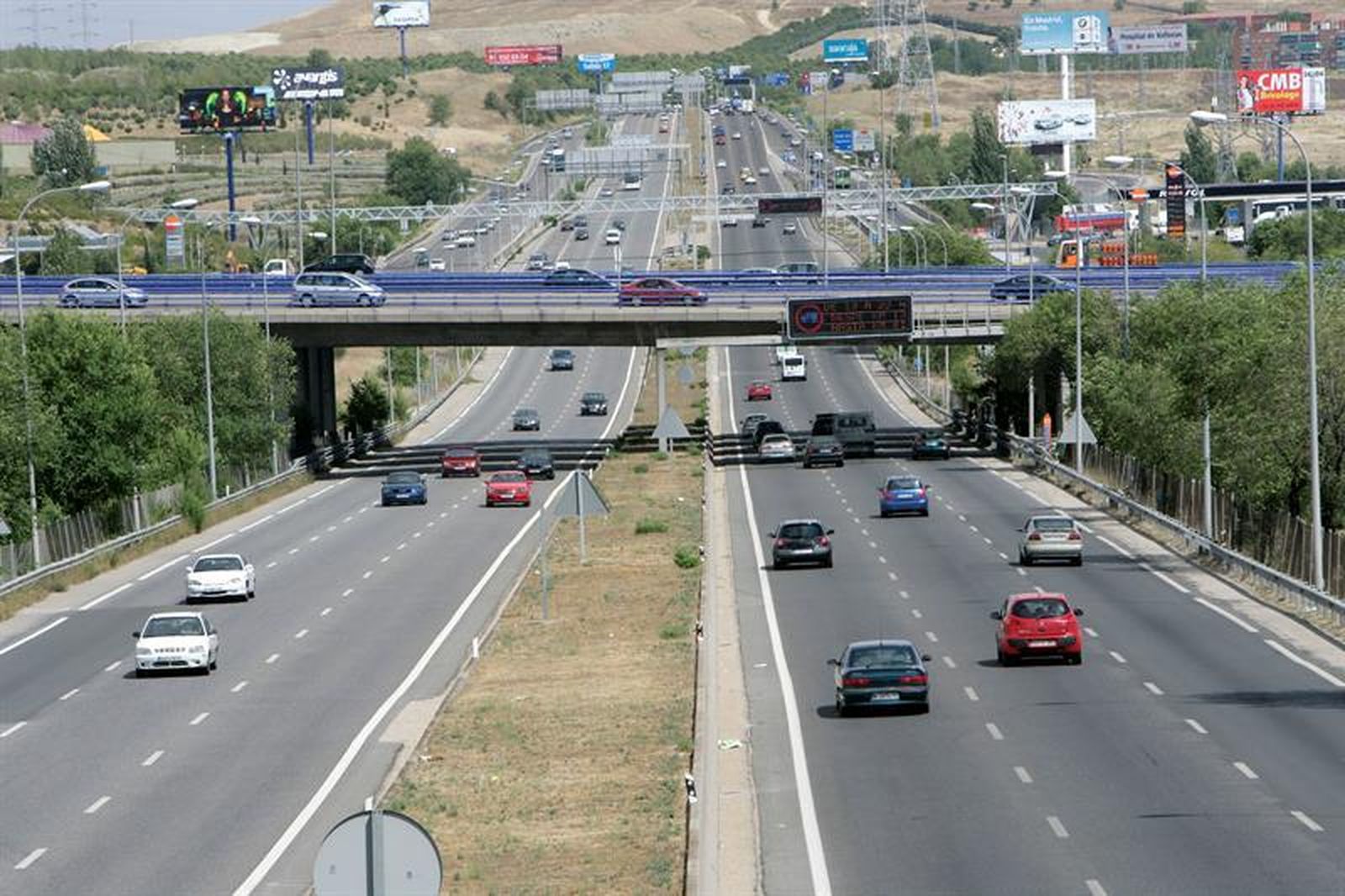 A-3 a su paso por Arganda del Rey