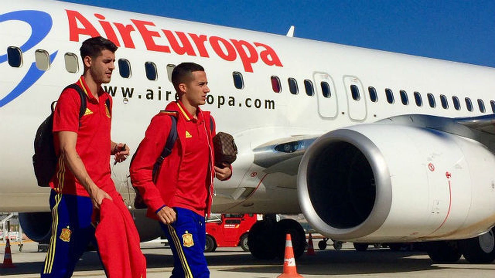 Morata y Lucas Vázquez