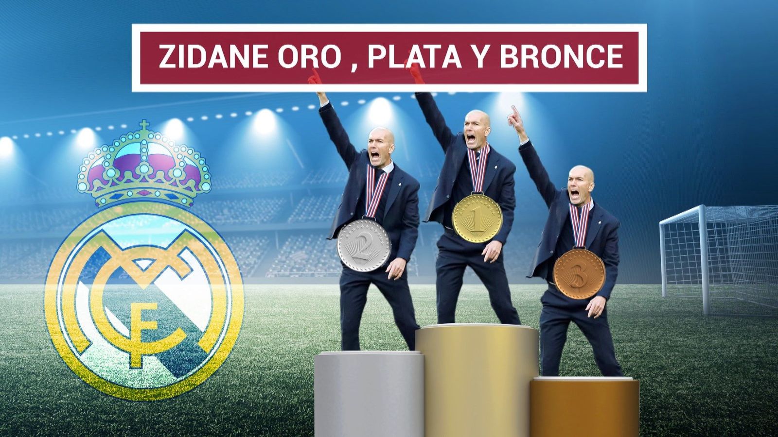 Zidane, en el podio de los mejores entrenadores de la historia del Real Madrid