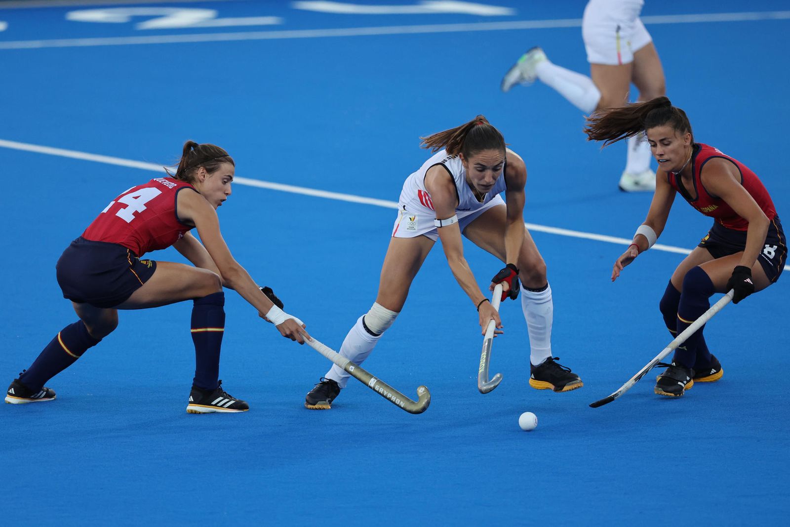 Partido hockey España Bélgica