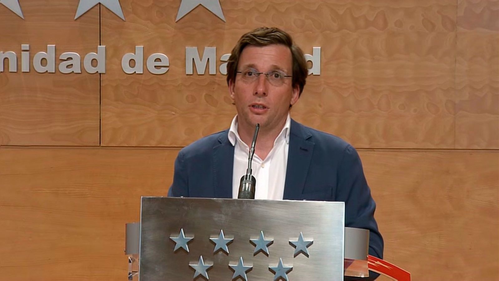Comparecencia de José Luis Martínez-Almeida para tratar los detalles del pase a la Fase 1 de la desescalada