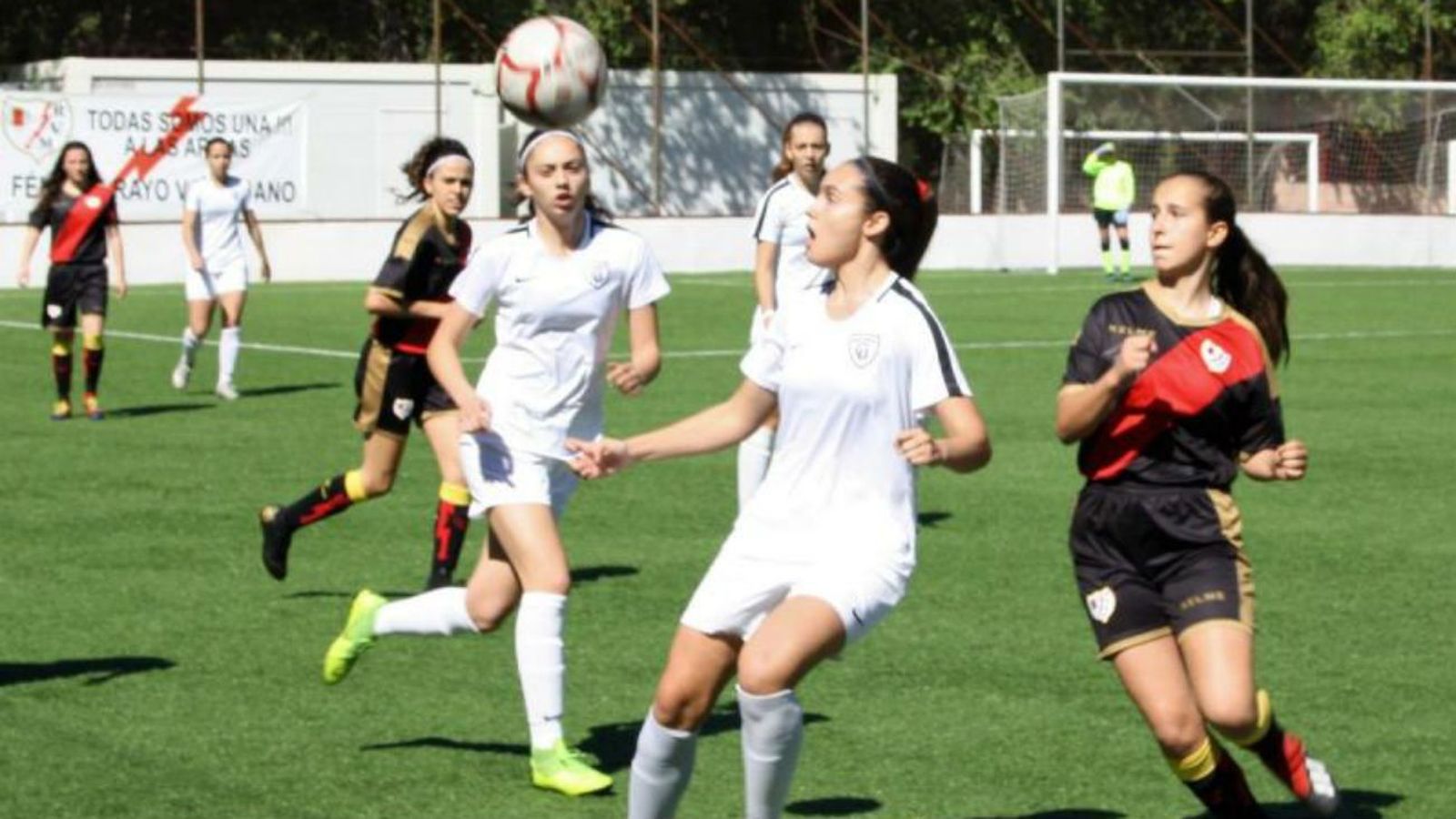 Gol de Noemí, del Madrid CFF, a la Fundación Rayo (0-1)