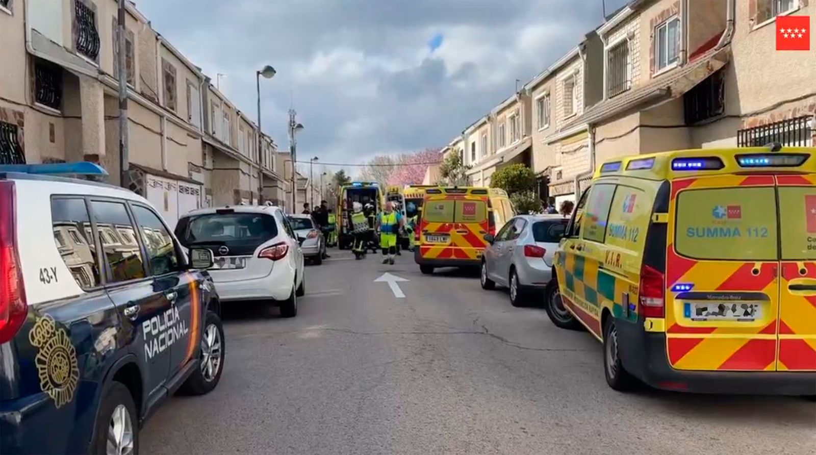 Heridos graves un padre y su hijo tras una deflagración  cuando realizaban una reforma en una vivienda de Getafe