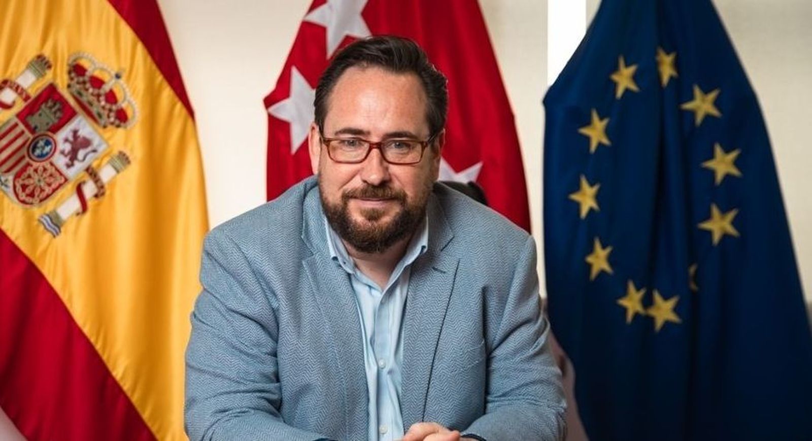El alcalde de Paracuellos de Jarama, Jorge Campos