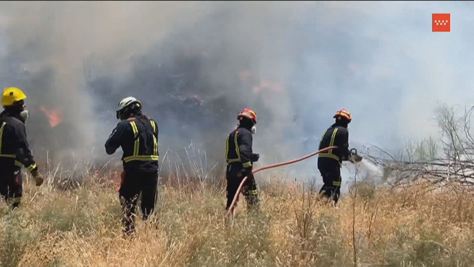 Así se apaga un incendio