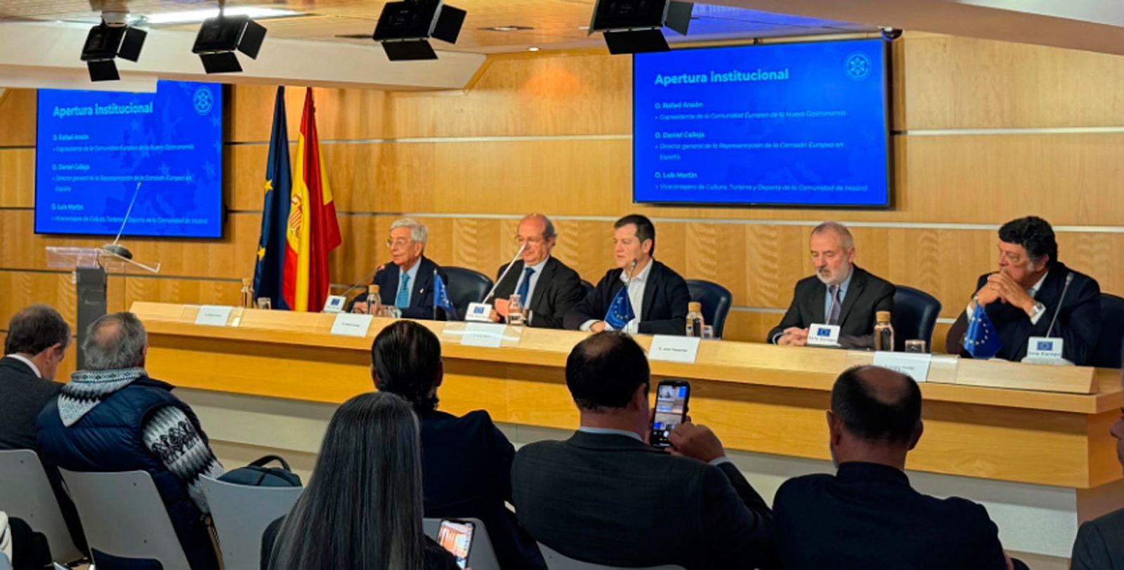 Presentación de las conclusiones del I Congreso Europeo de Turismo y Gastronomía que se celebró en Madrid