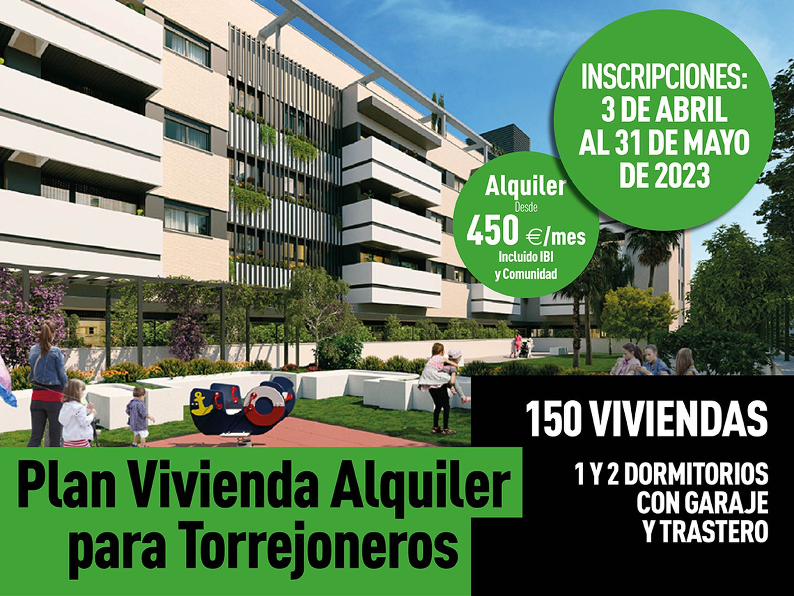 Plan de alquiler de viviendas de Torrejón
