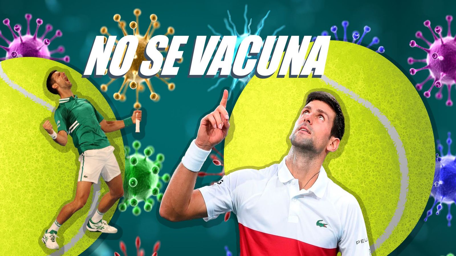 Djokovic dice que no se vacuna
