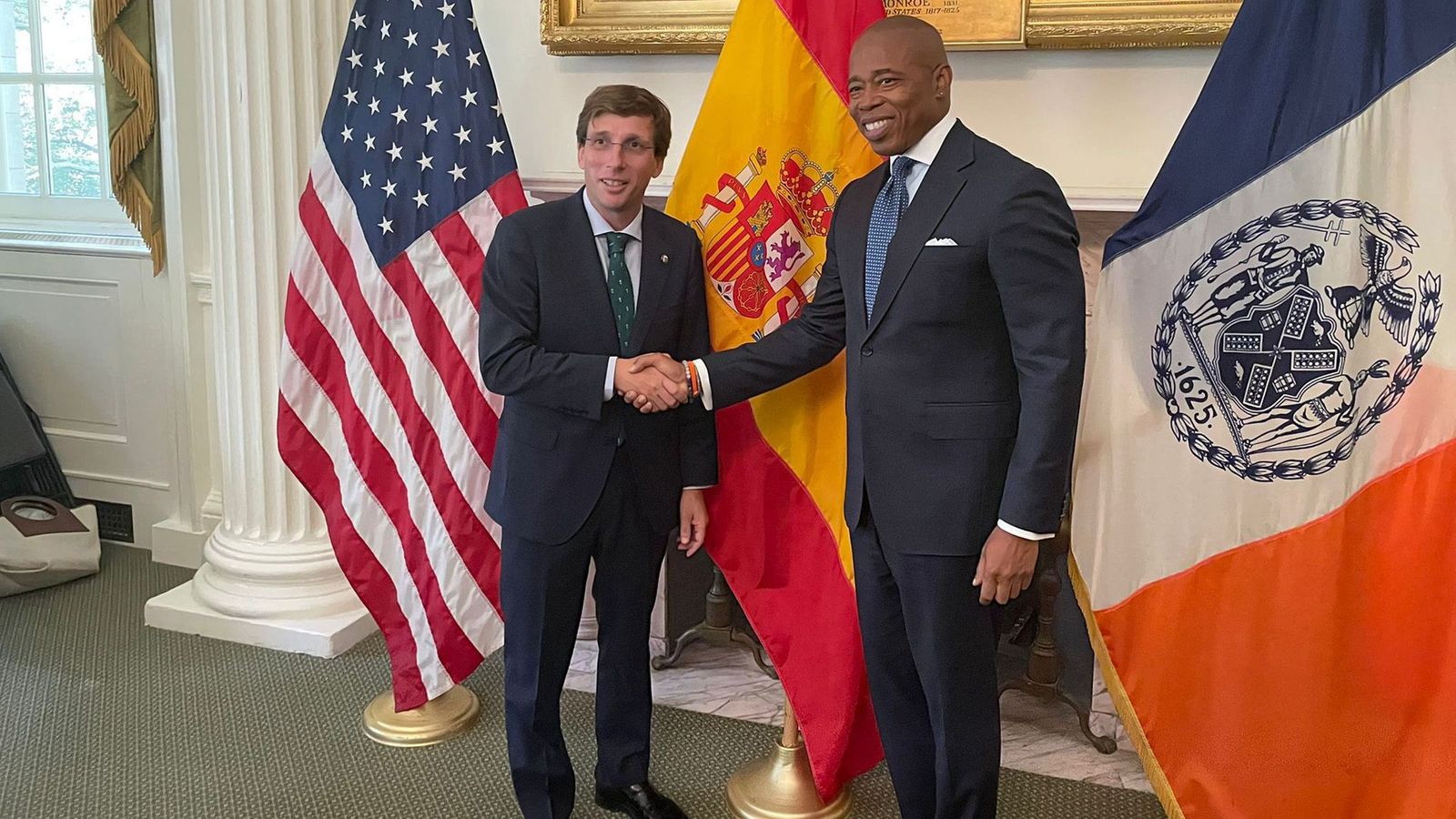 Los alcaldes de Madrid y Nueva York se alían para compartir soluciones a los mismos problemas