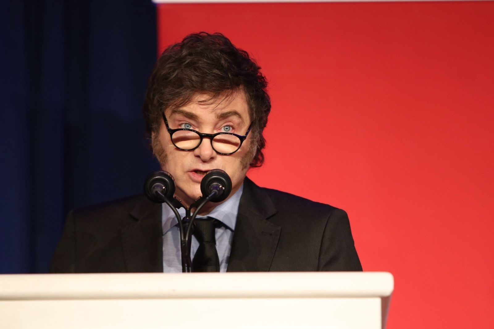 El presidente de Argentina, Javier Milei, en la Conferencia Política de Acción Conservadora