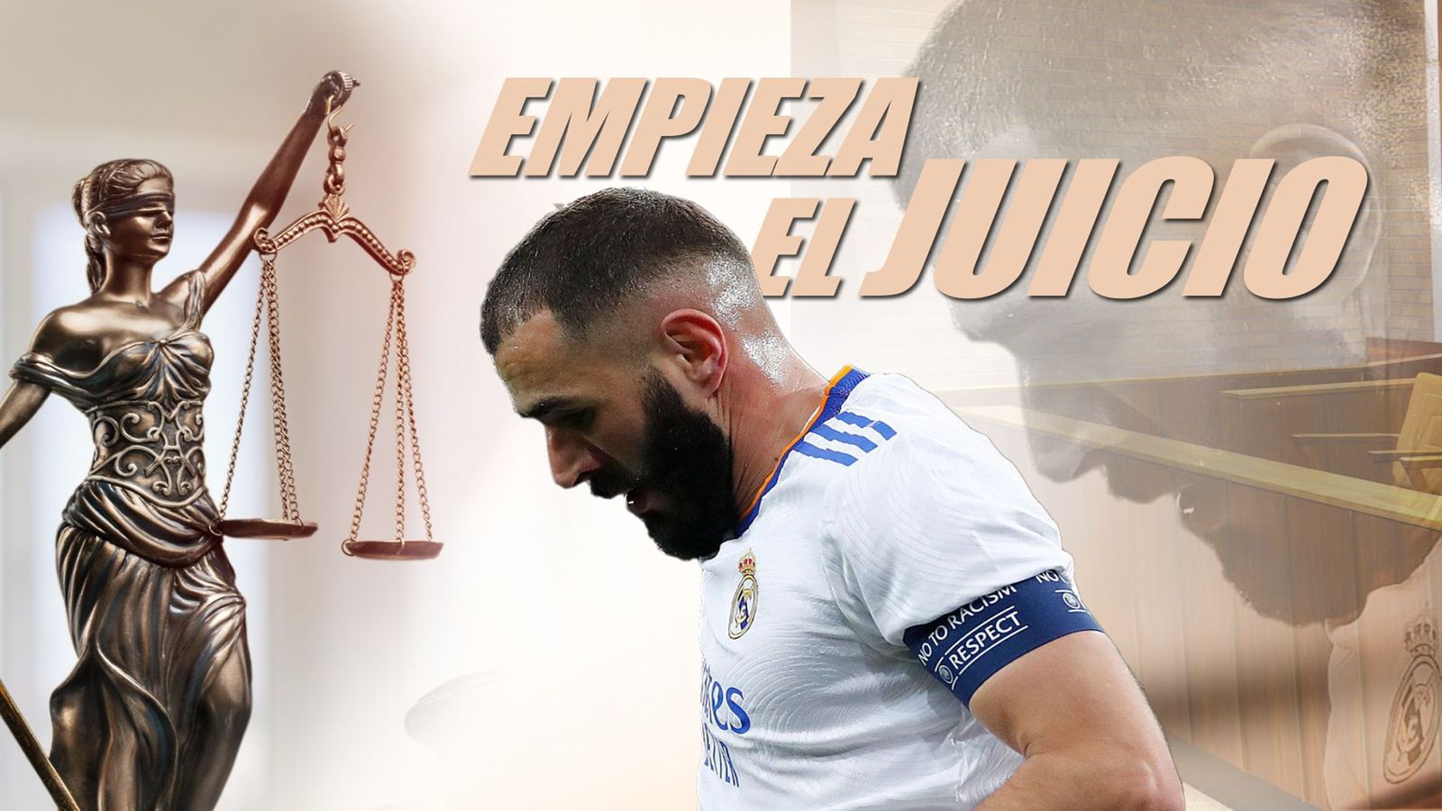 Benzema no acude al inicio del juicio por el intento de chantaje a Valbuena