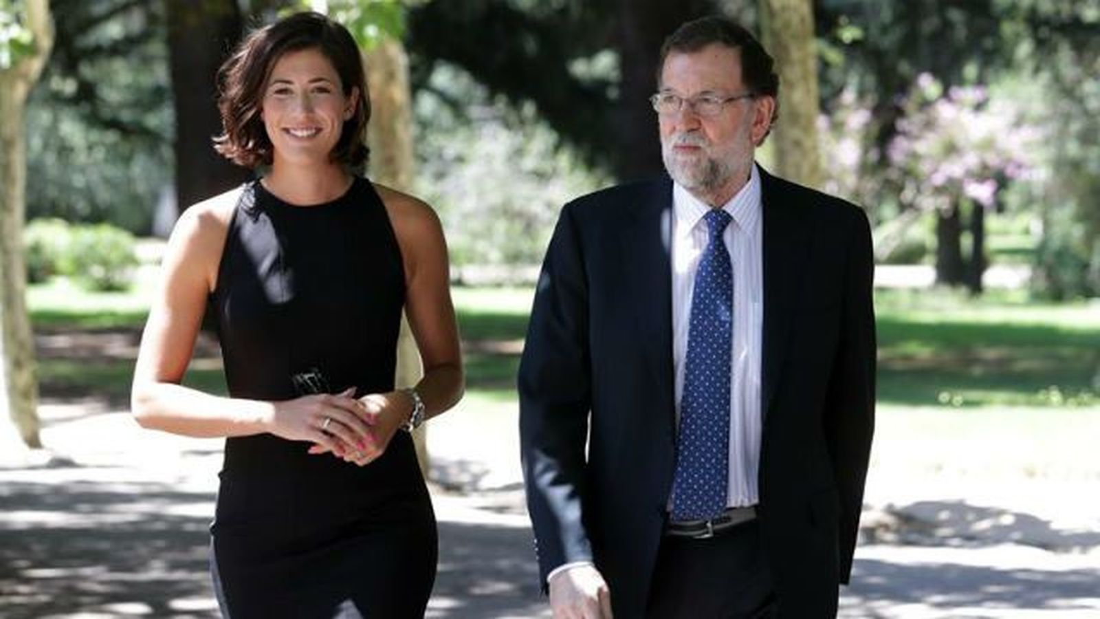 Rajoy recibe a Muguruza y alaba su "perseverancia y espíritu de superación"