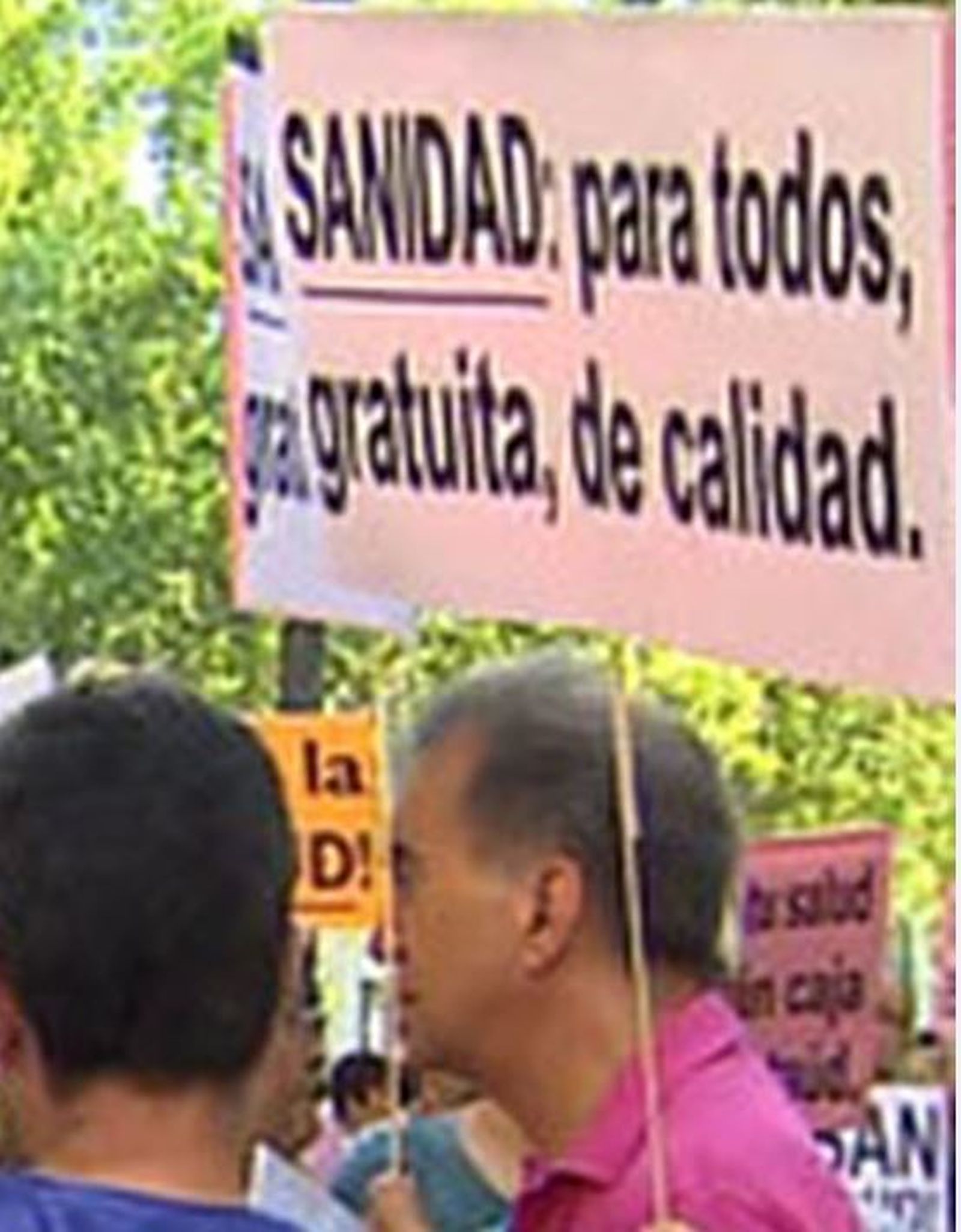marea blanca protestas
