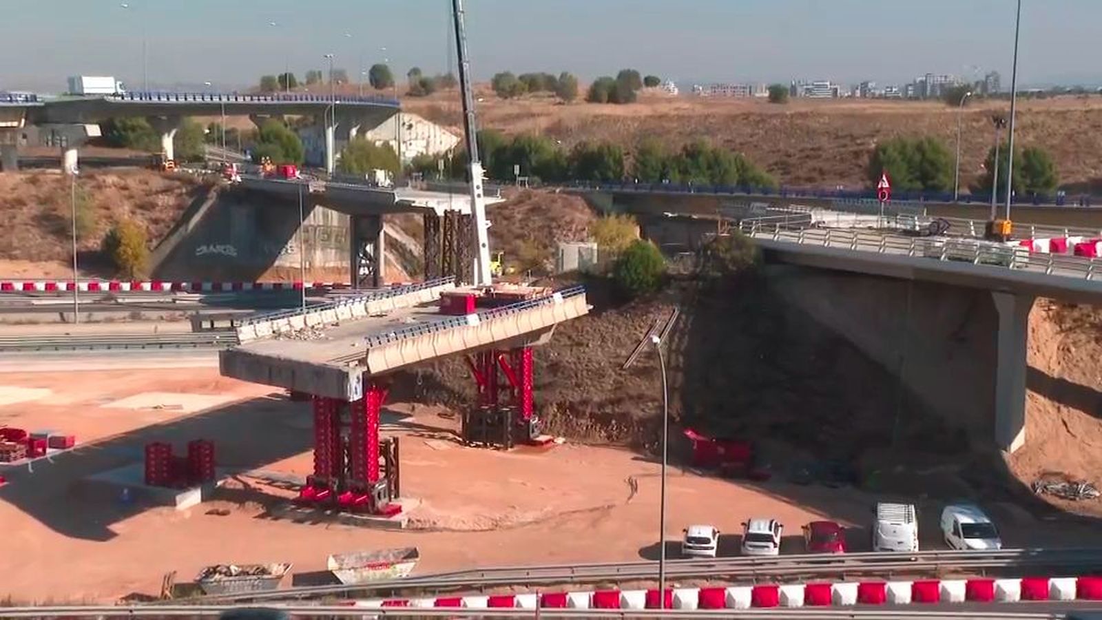 Reabre al trafico el puente de la M-40 que conecta con Sanchinarro