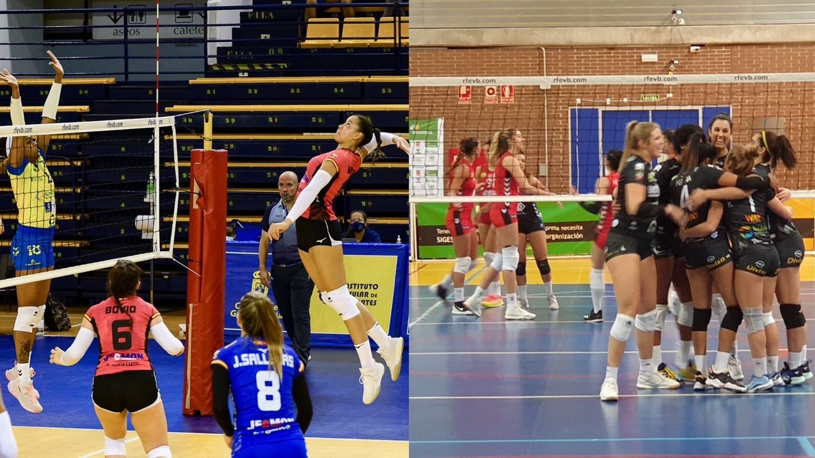 Voleibol Leganés y Voleibol Alcobendas