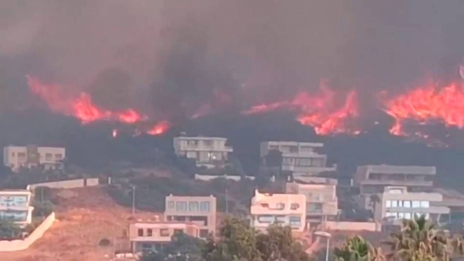 Incendio en Tarifa, Cádiz
