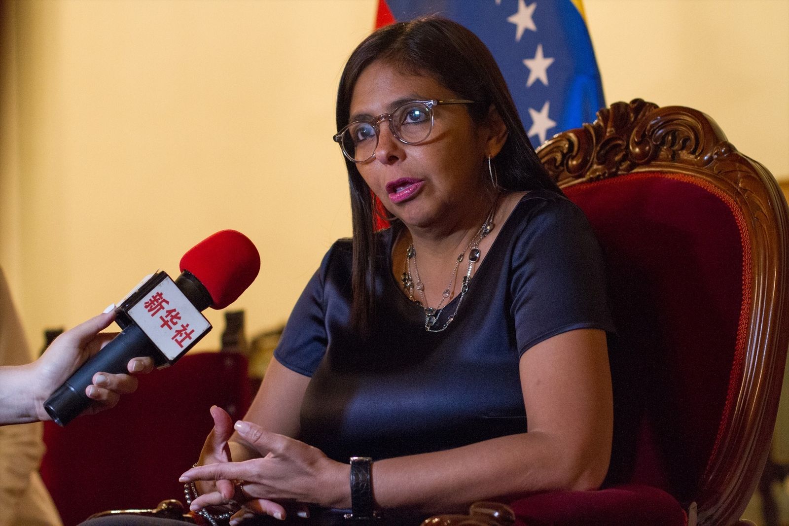La vicepresidenta ejecutiva de Venezuela, Delcy Rodríguez