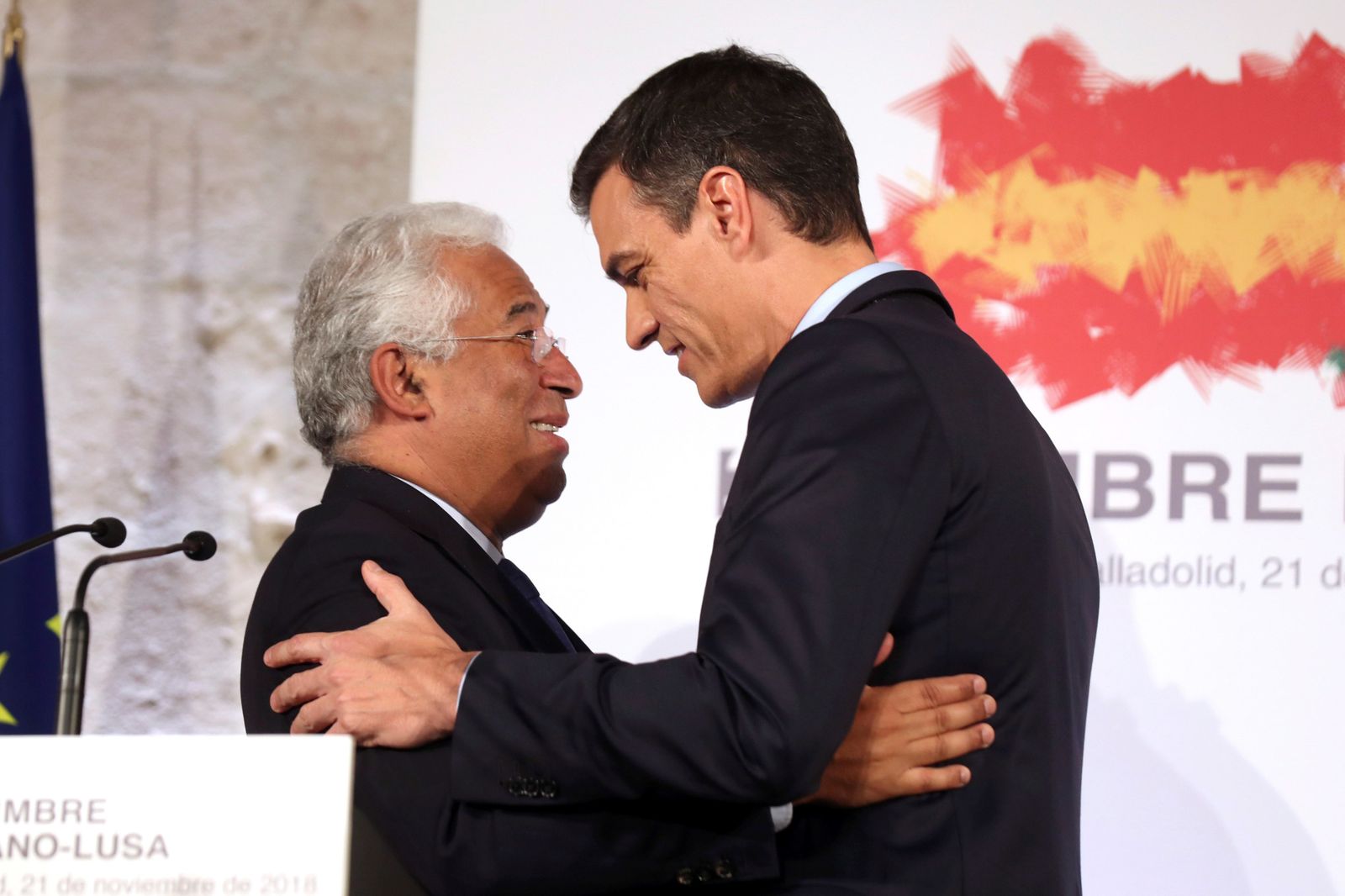 Antonio Costa y Pedro Sánchez
