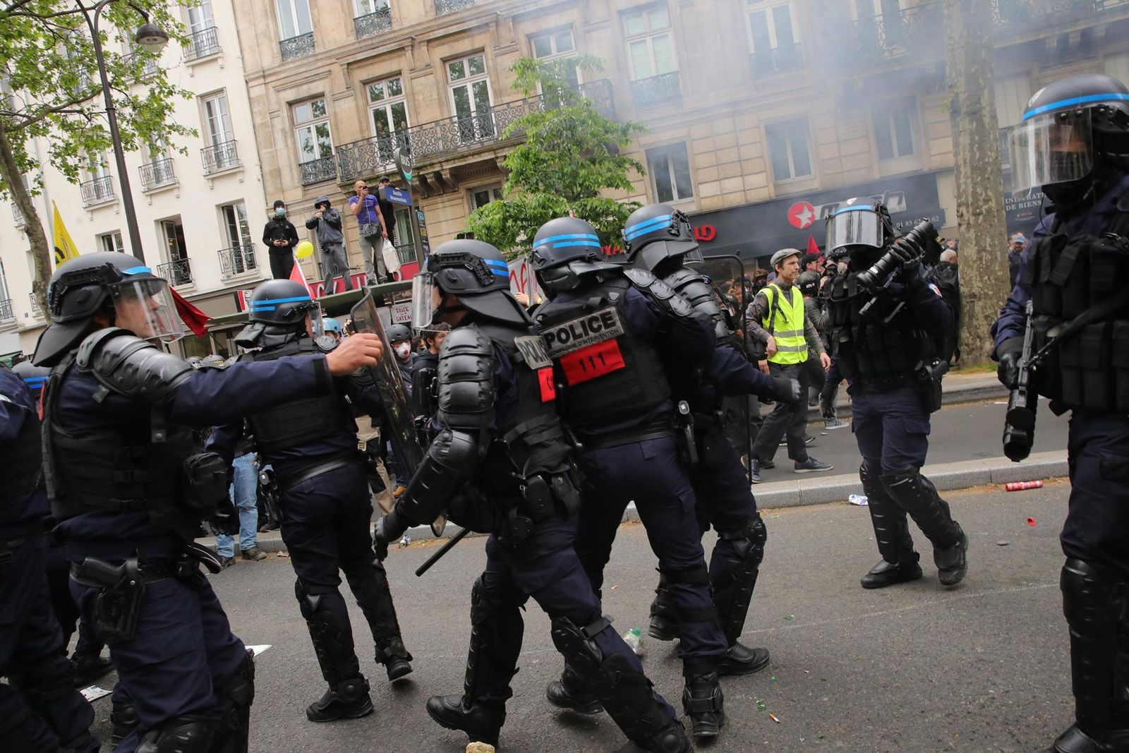 Manifestaciones del 1 de Mayo en Francia