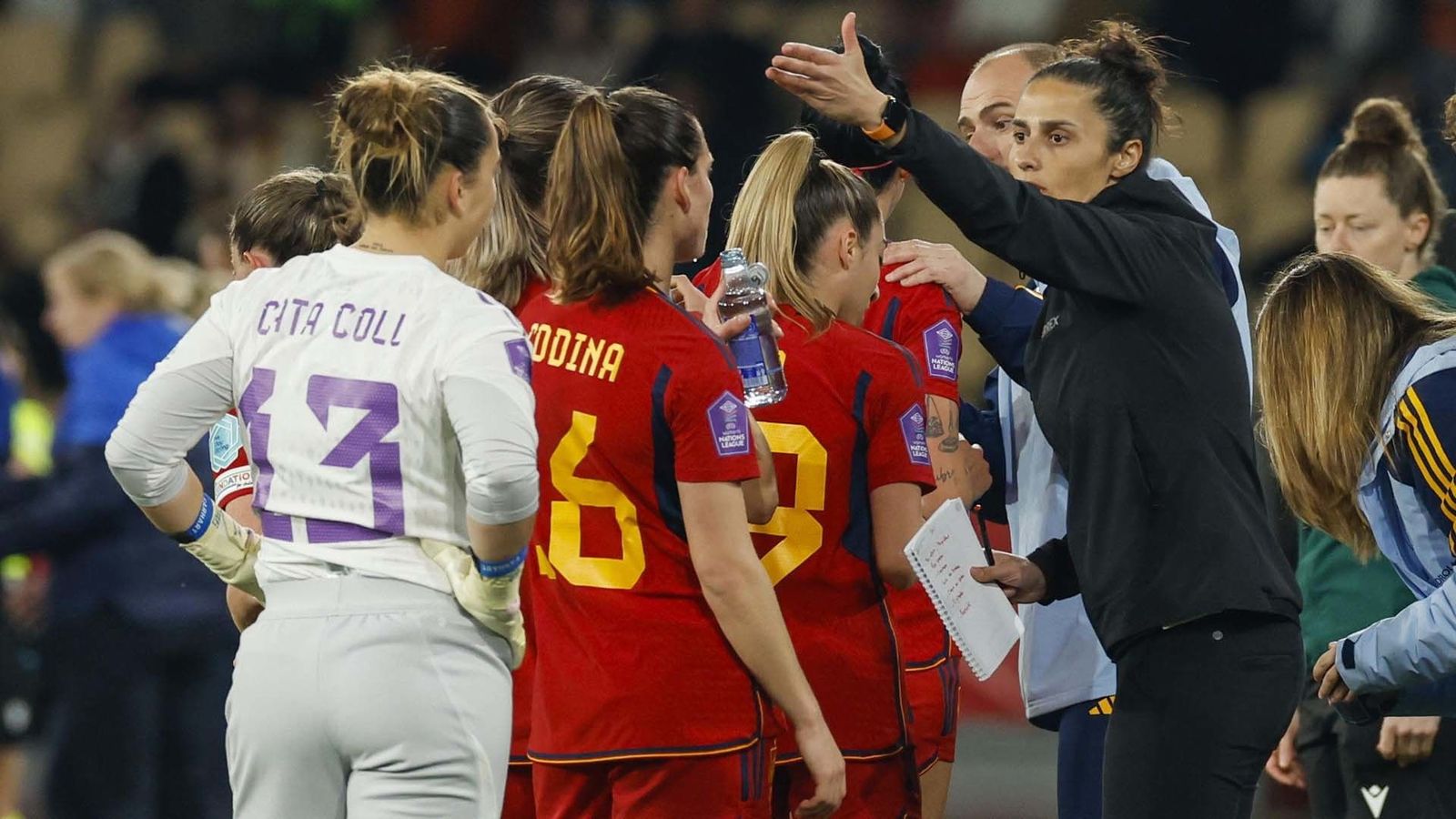 Montse Tomé: "El equipo tiene muchas ganas de la final contra Francia"