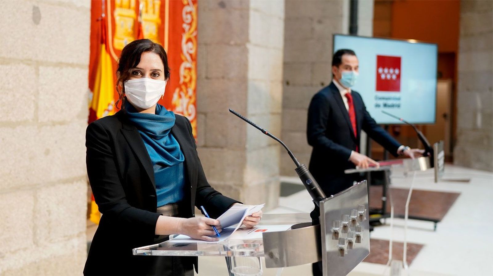 Ayuso y Aguado anuncian un acuerdo de Presupuestos para "reactivar" Madrid