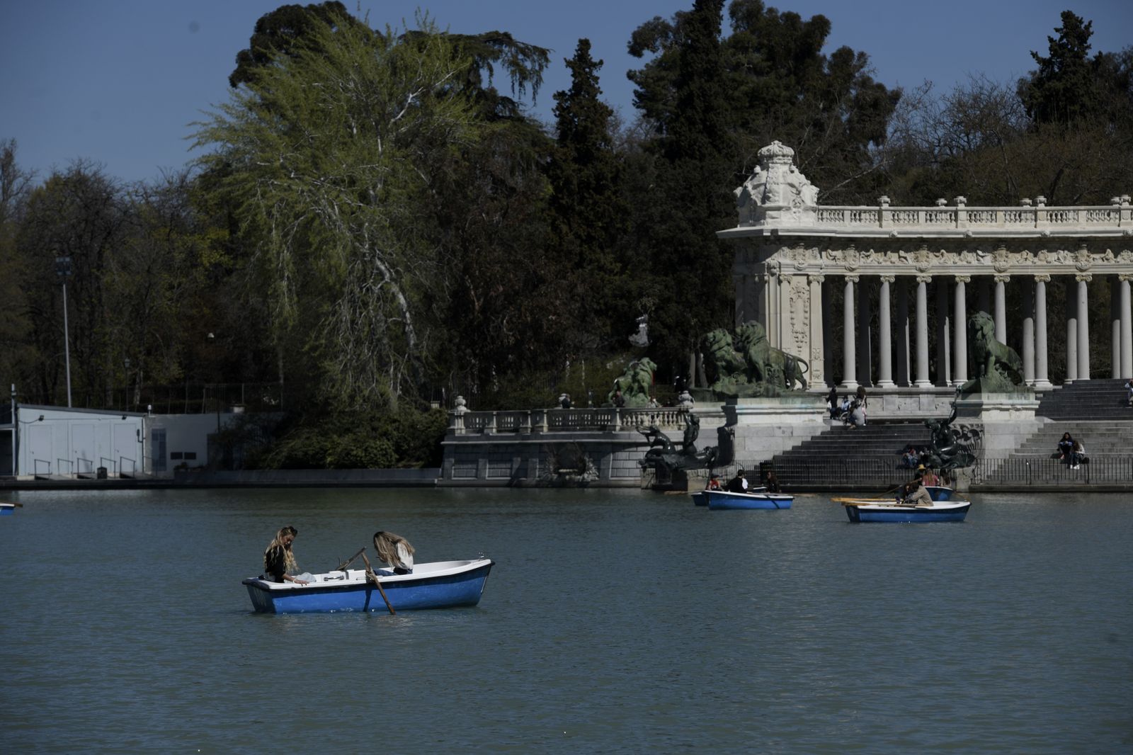 Estanque del parque de El Retiro
