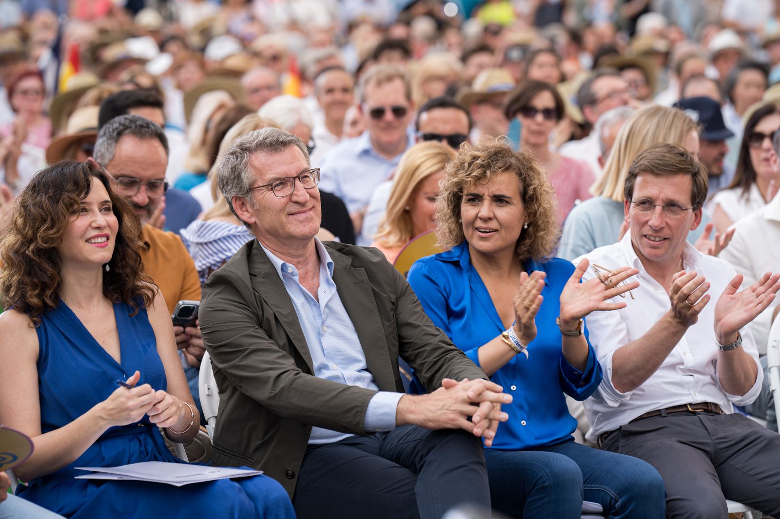 El PP tiñe de azul 16 distritos de Madrid
