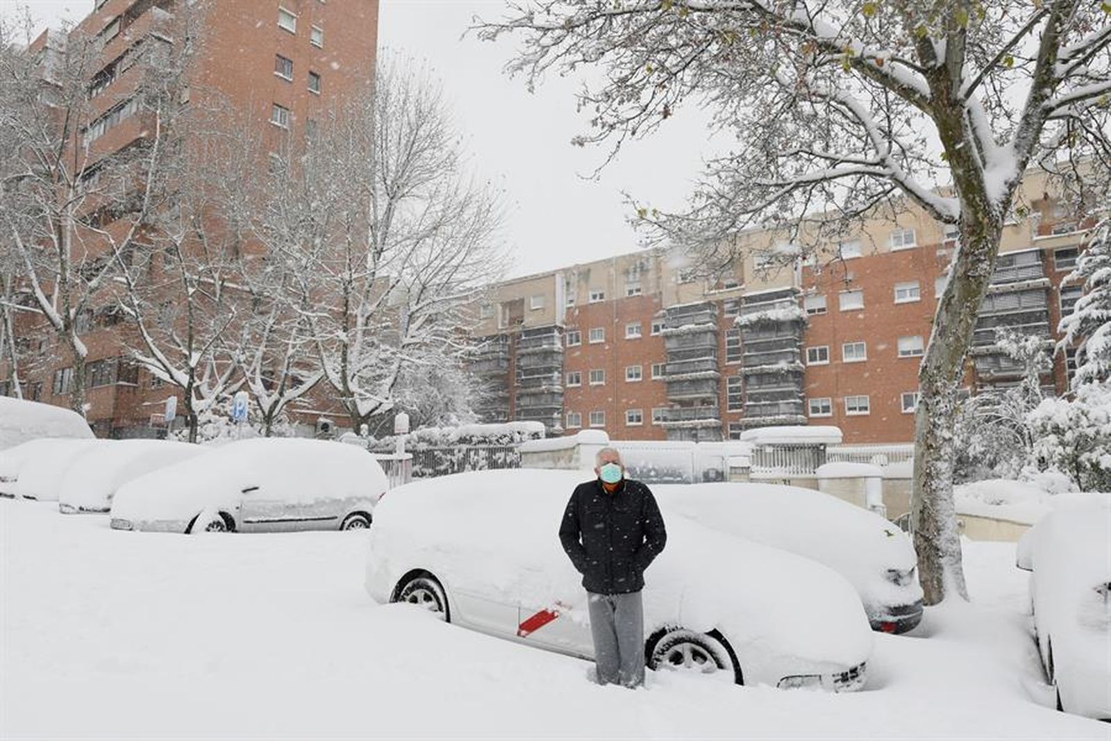 Filomena deja una nevada histórica en Madrid