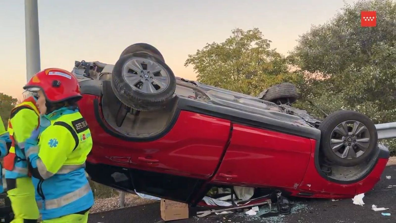 Accidente de tráfico en Aranjuez.