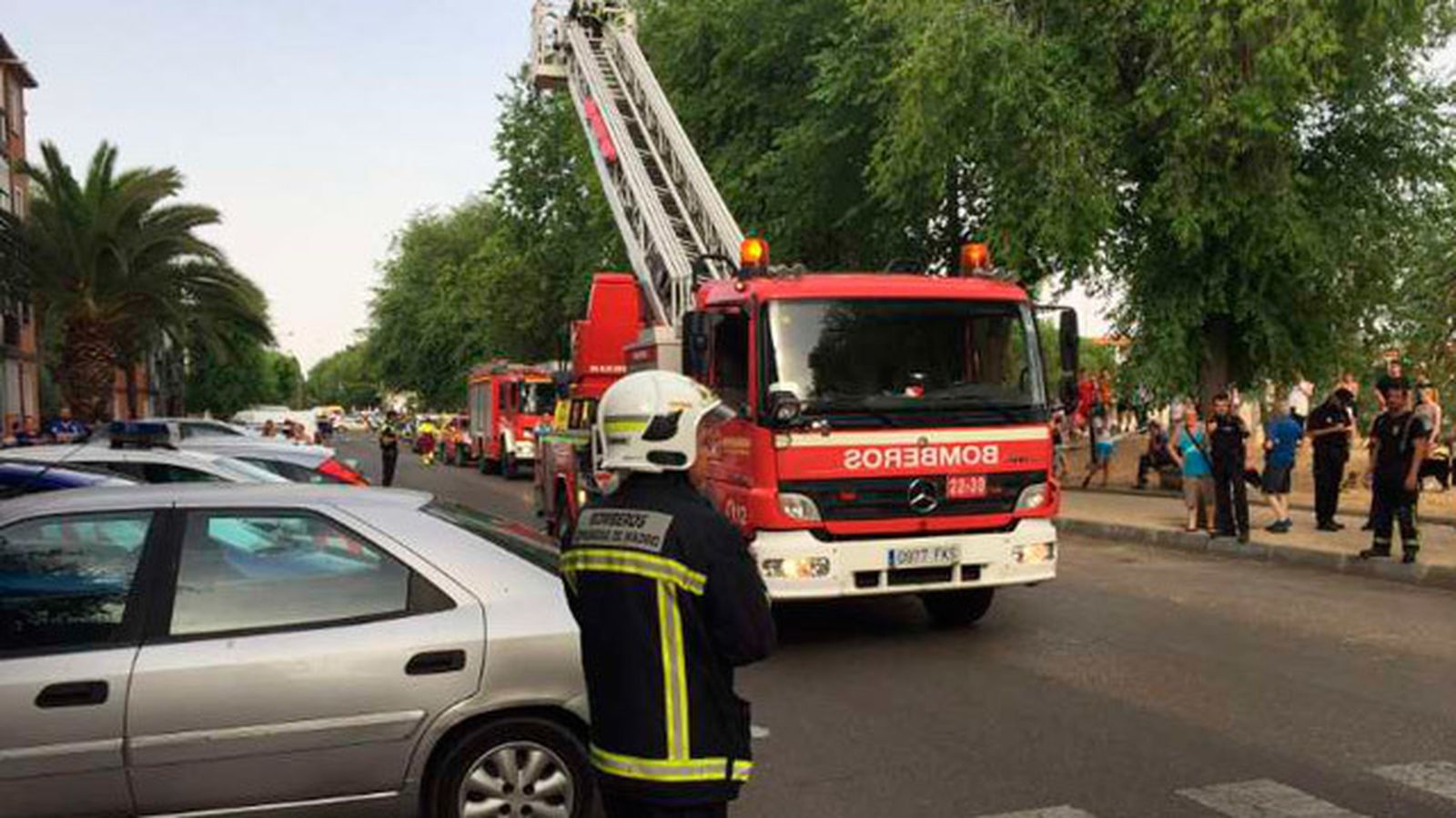 Incendio en Alcalá